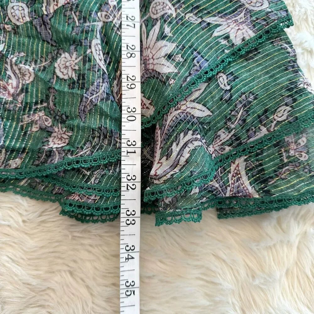 Hemant & Nandita Paisley Print Lisa Short Dress Small NWOT